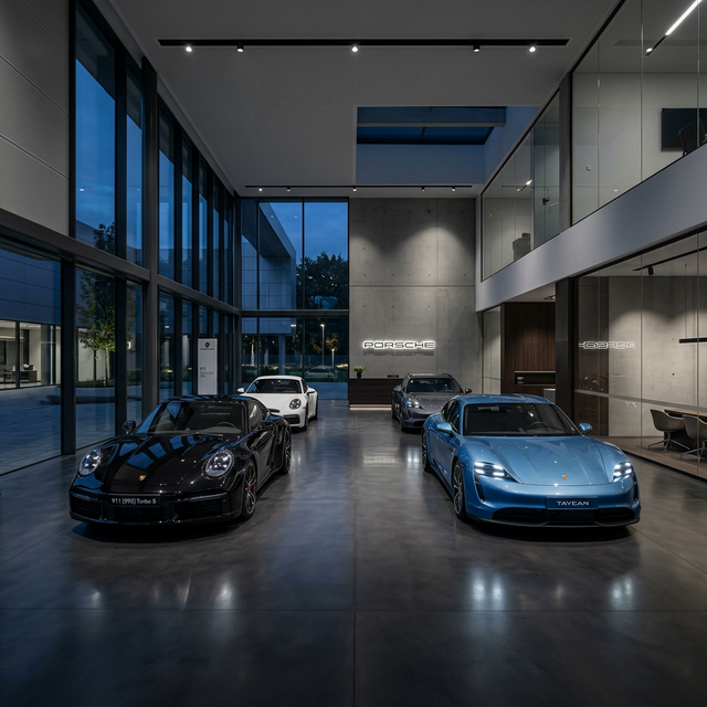 Autoryzowany Salon Porsche Katowice - wnętrze premium