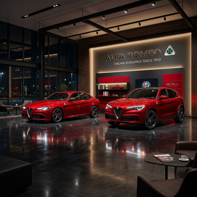 Autoryzowany Salon Alfa_romeo Warszawa - wnętrze premium