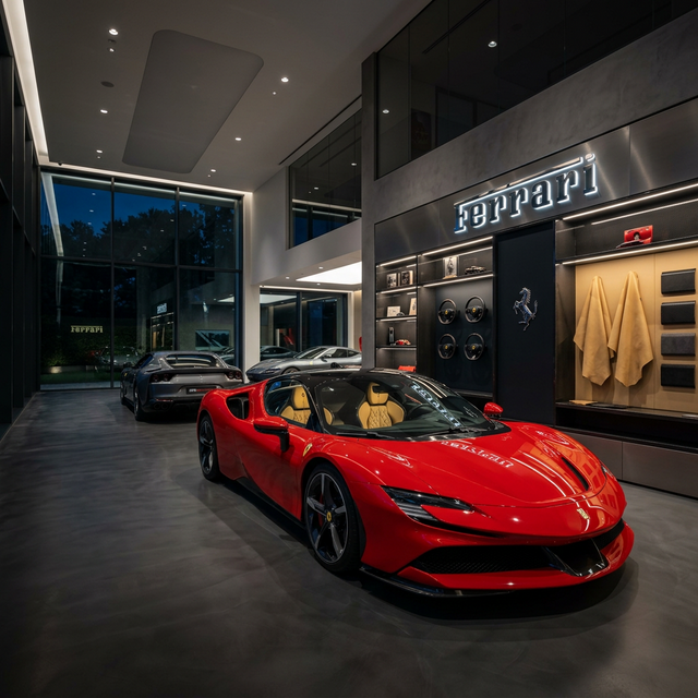 Autoryzowany Salon Ferrari Warszawa - wnętrze premium