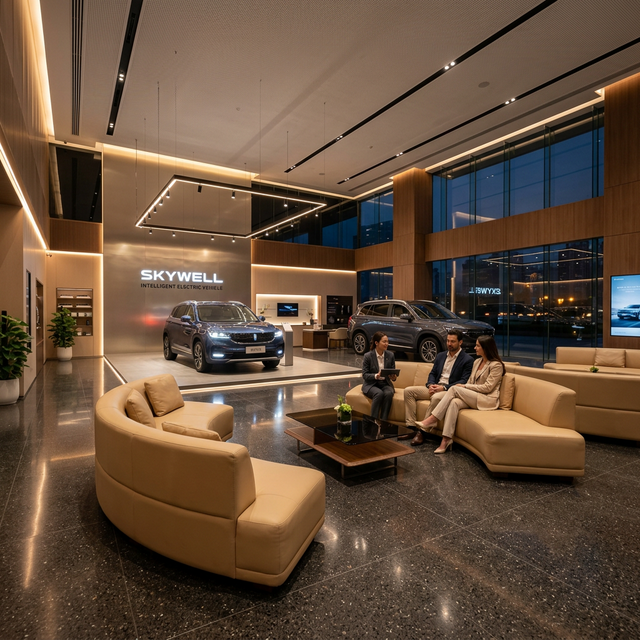 Autoryzowany Salon Skywell Olsztyn - wnętrze premium