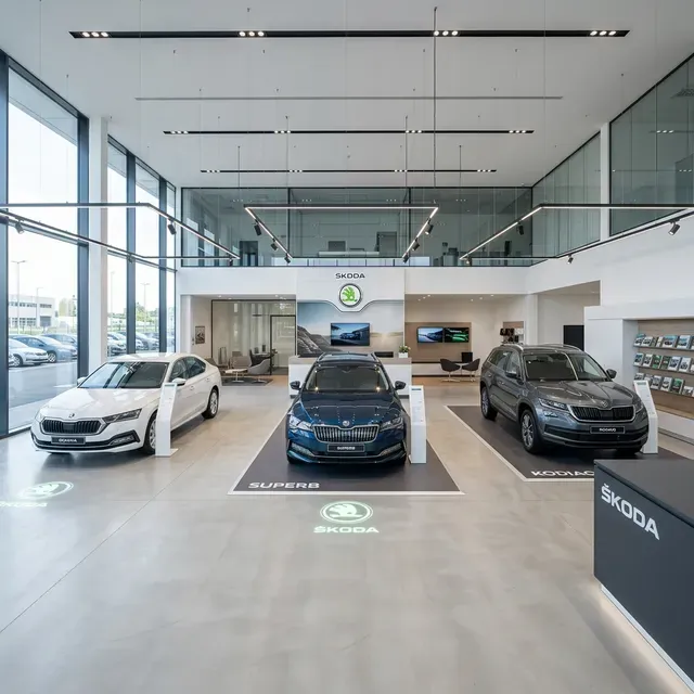 Autoryzowany Salon Skoda Świlcza - wnętrze premium