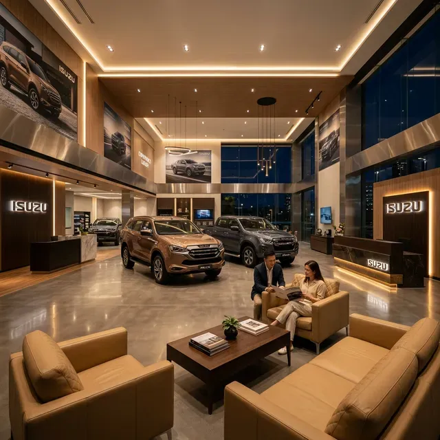 Autoryzowany Salon Isuzu Gdańsk - wnętrze premium