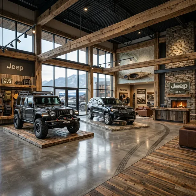 Autoryzowany Salon Jeep Warszawa (Białołęka) - wnętrze premium