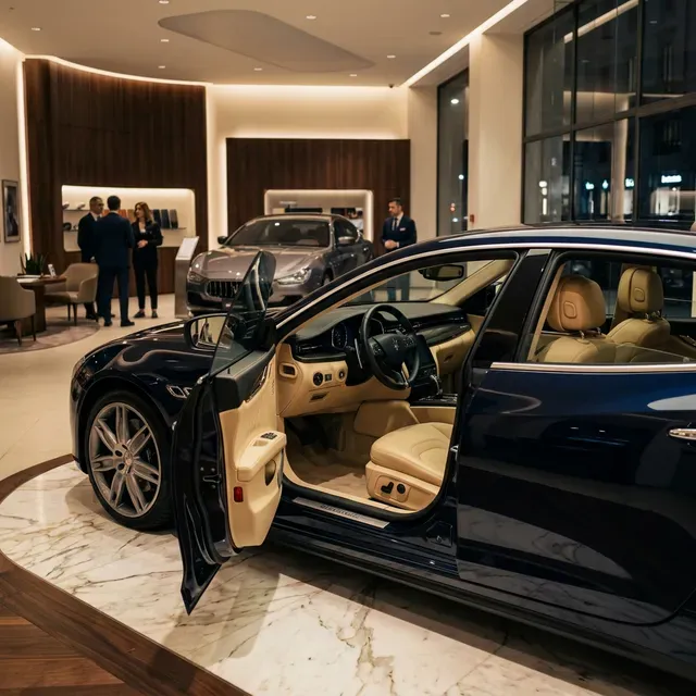 Autoryzowany Salon Maserati Katowice - wnętrze premium