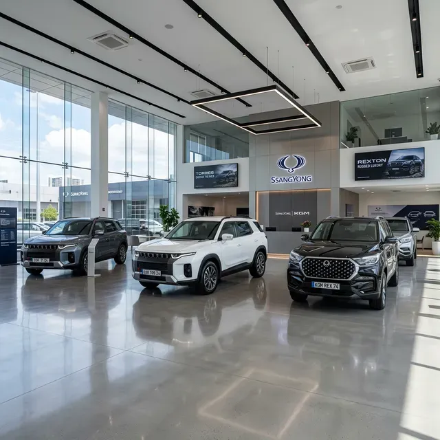 Autoryzowany Salon Ssangyong Warszawa (Włochy) - wnętrze premium