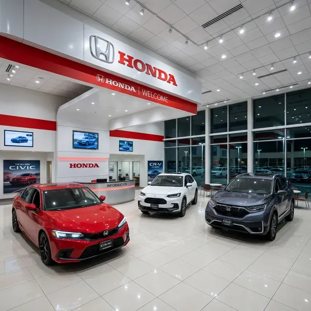 Autoryzowany Salon Honda Piła - wnętrze premium